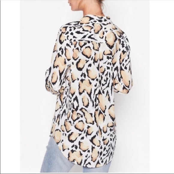 Equipment Femme essential silk leopard shirt S - Picture 3 of 8